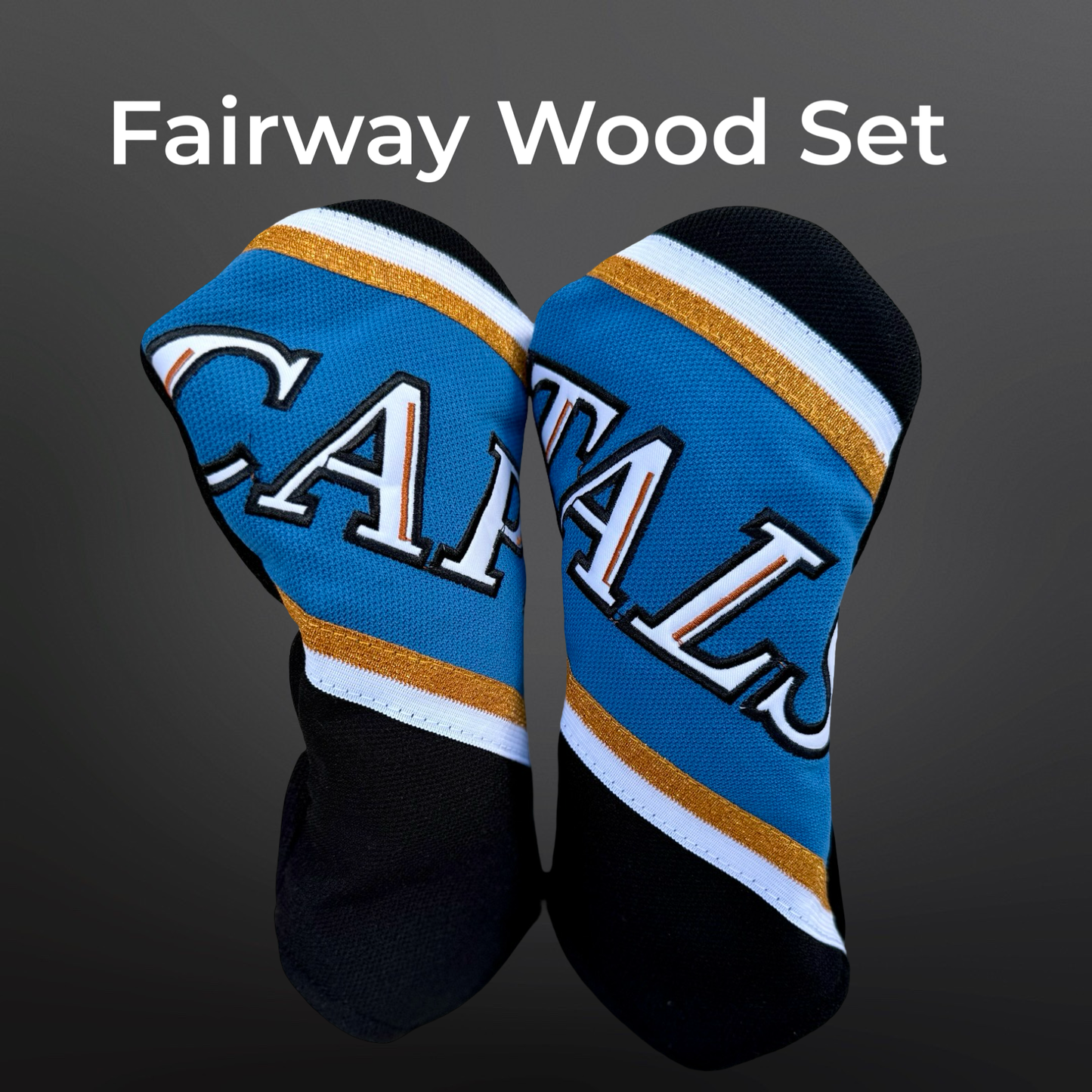 Handmade Washington Capitals Hybrid & Fairway Golf Head Covers