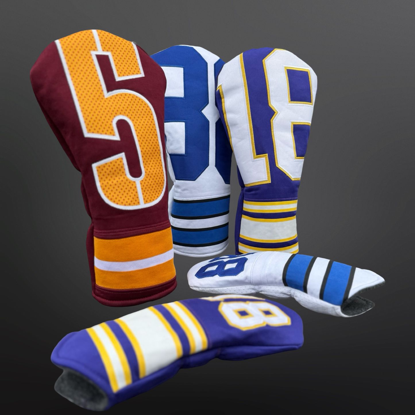 Minnesota Football Golf Headcovers – Vikings Inspired
