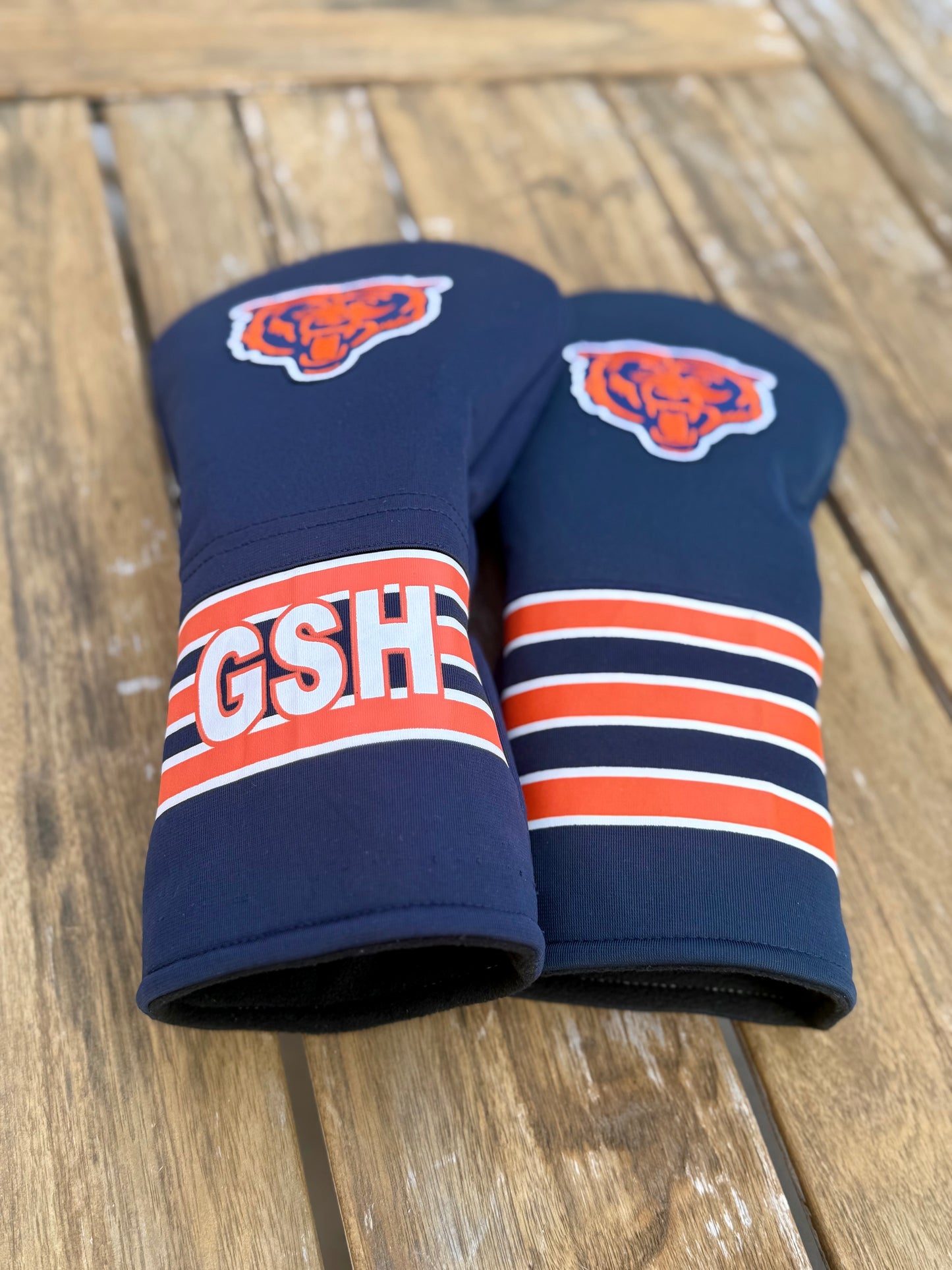 Handmade Chicago Bears Golf Headcovers - Drivers and fairway woods - Bears fan gift - NFL Jerseys