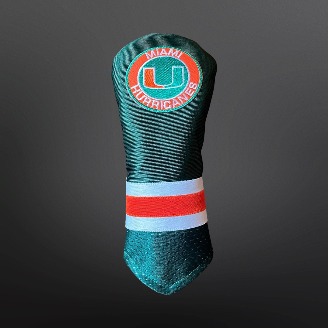 U of miami fairway wood head cover
