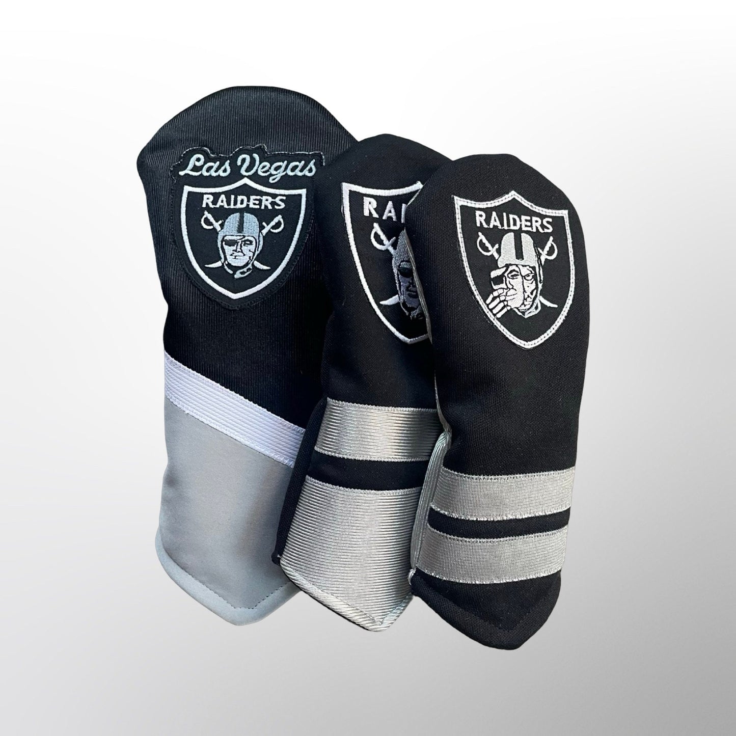 Custom Raiders Golf Headcovers | fairway wood or hybrid | gift for raiders fan | gift for golf dad