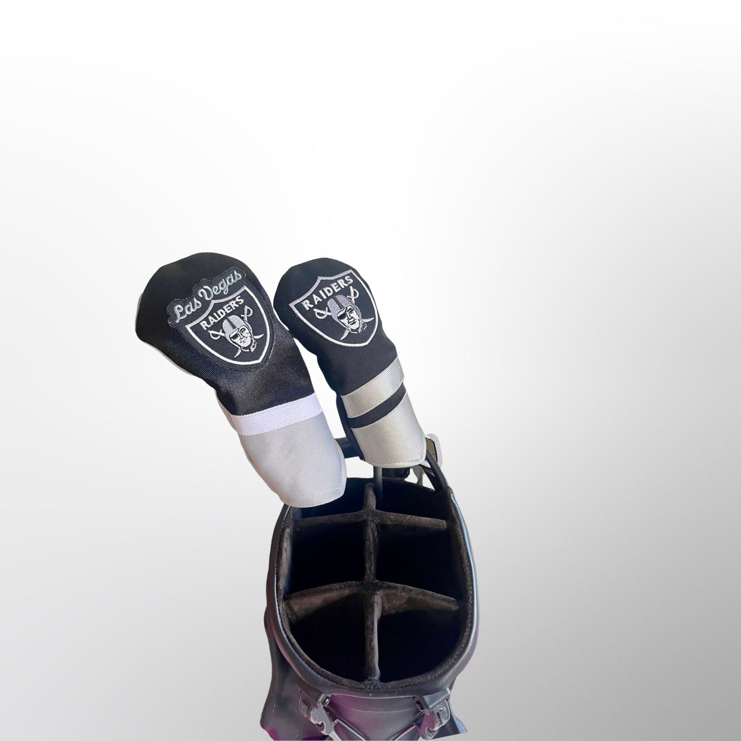Custom Raiders Golf Headcovers | fairway wood or hybrid | gift for raiders fan | gift for golf dad