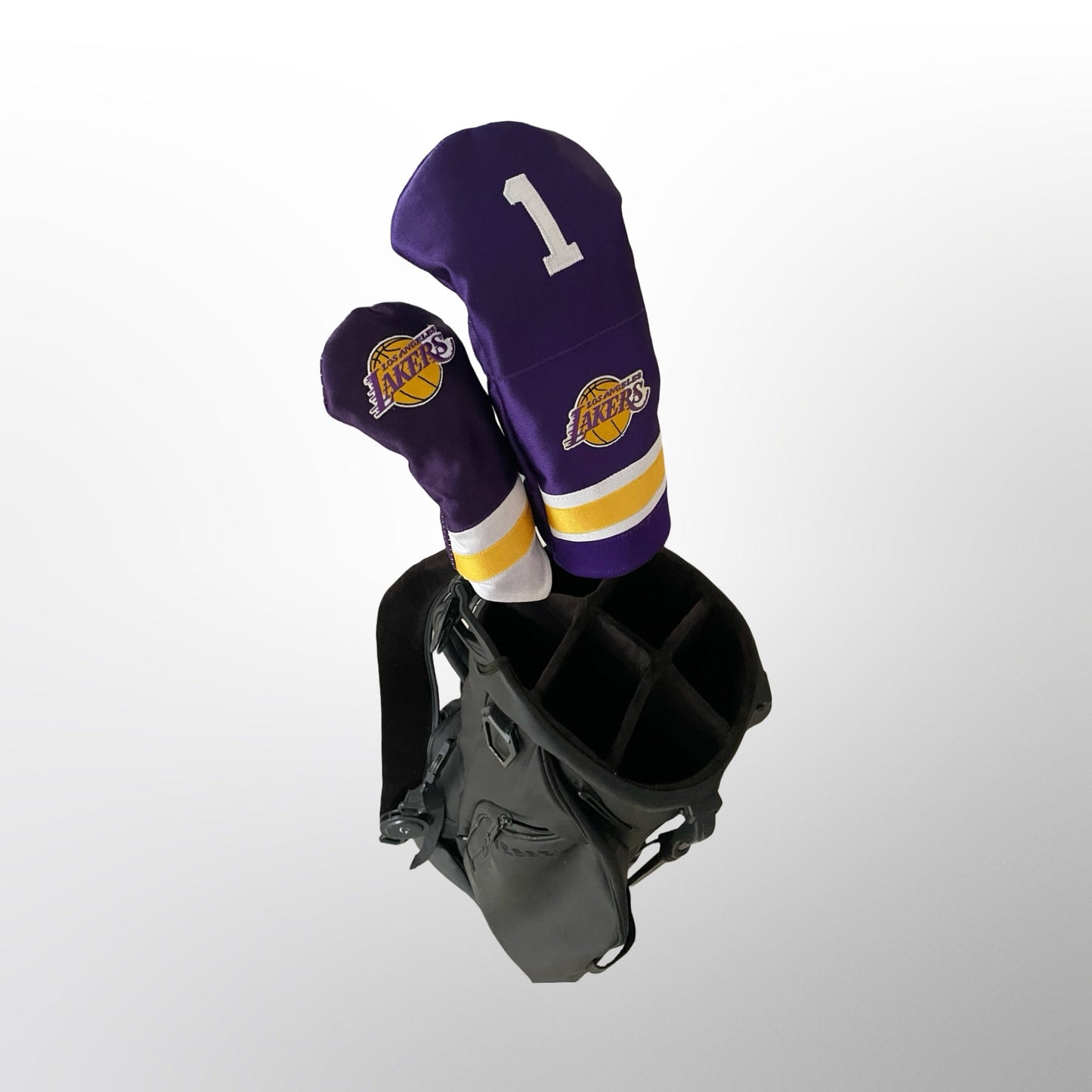 Los Angeles Lakers Golf Head Cover - Driver Fairway Wood- Custom Golf Cover Set- NBA Fan gift