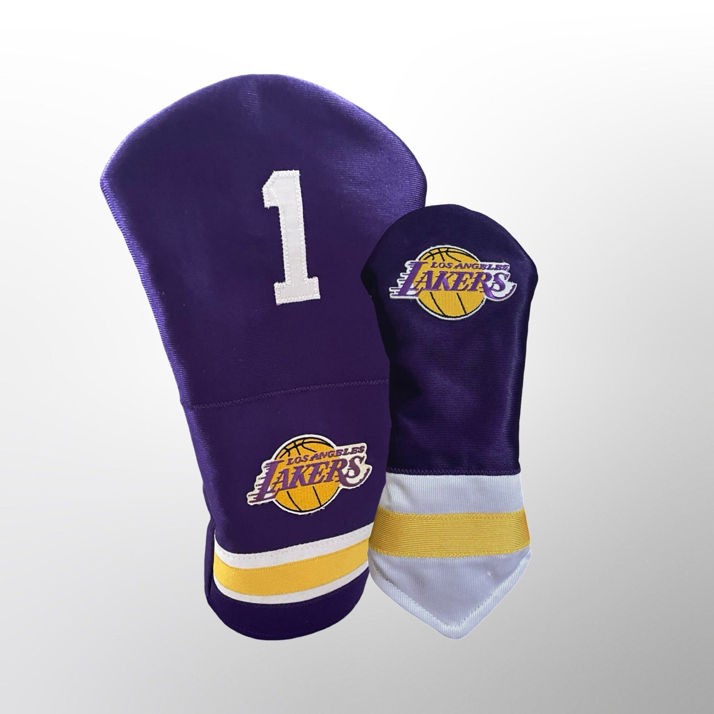 Los Angeles Lakers Golf Head Cover - Driver Fairway Wood- Custom Golf Cover Set- NBA Fan gift
