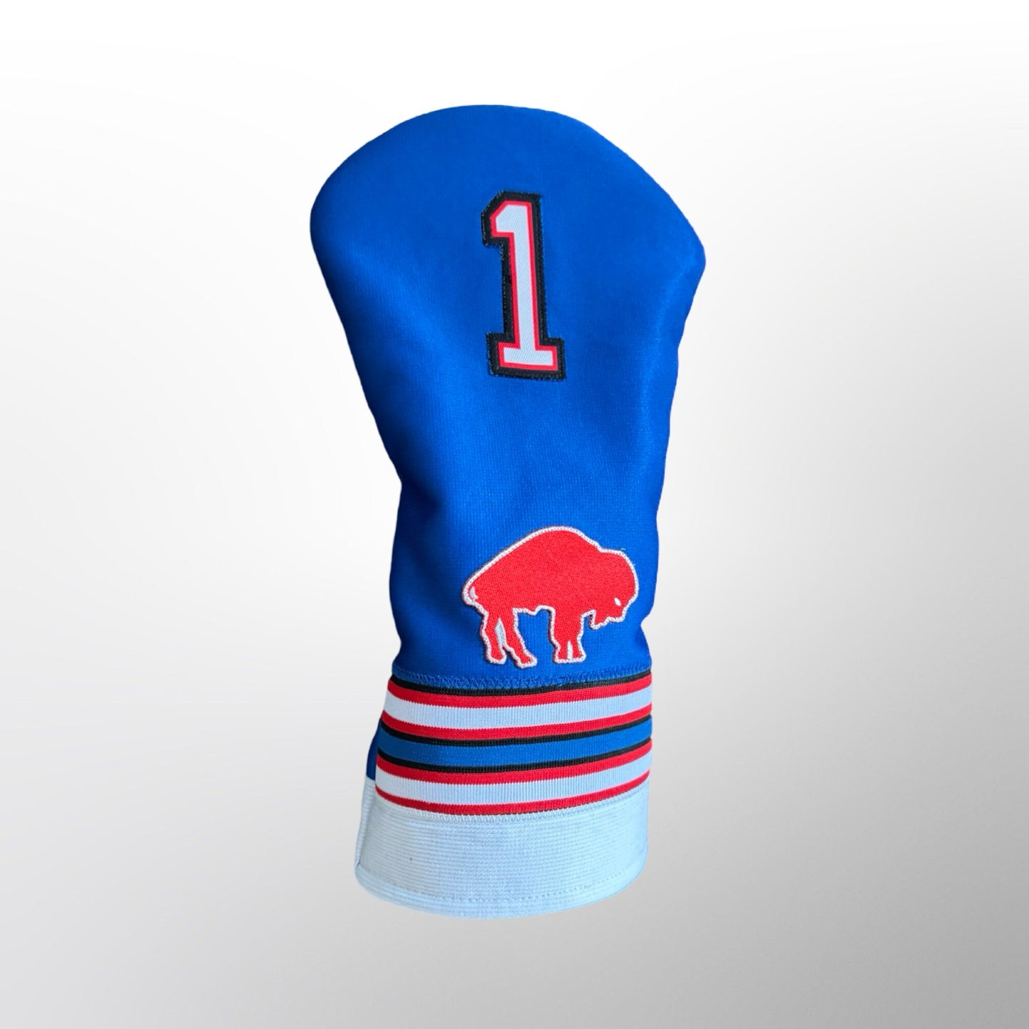 Handmade Buffalo Bills Head Covers-Driver Fairway wood golf covers- NFL fan gift