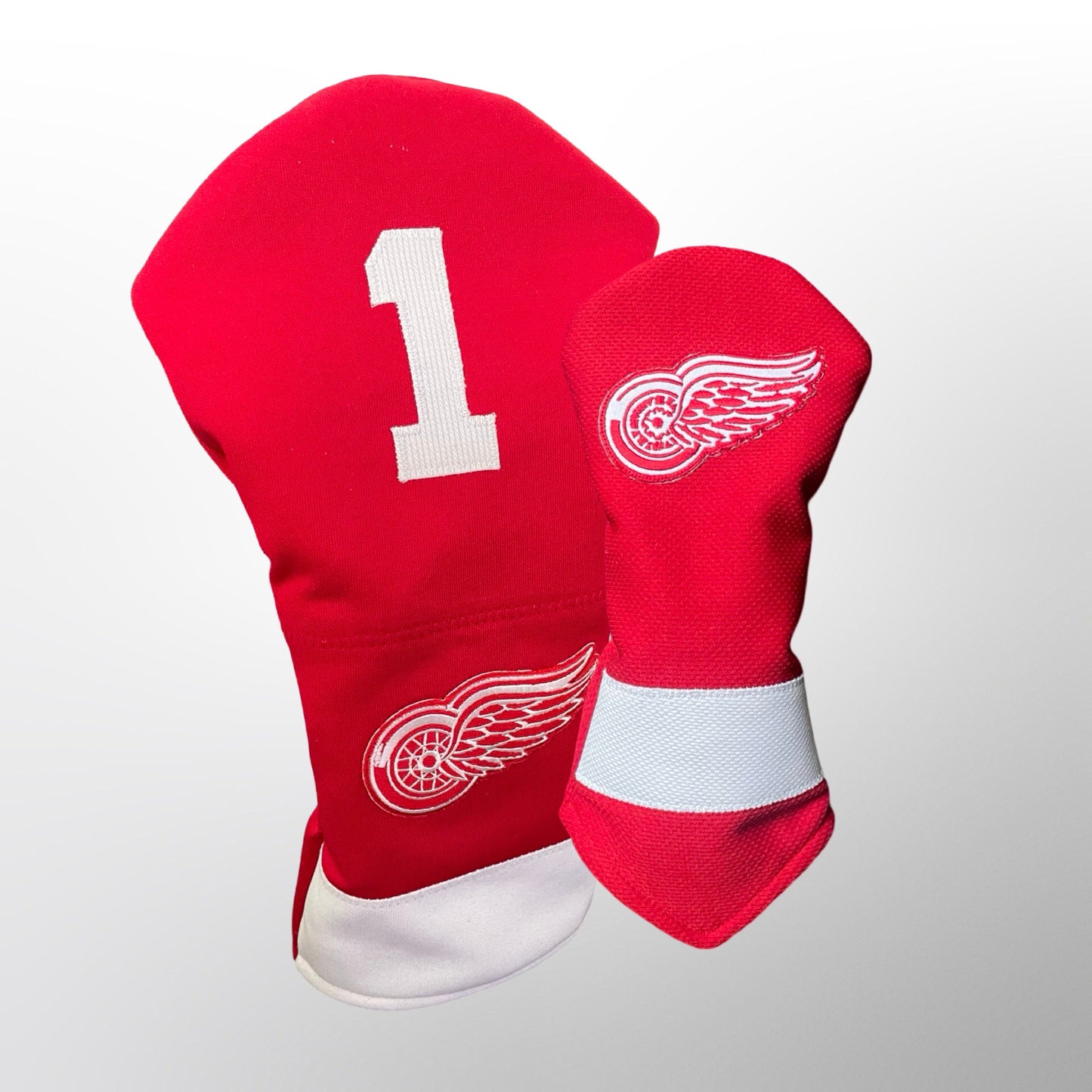 Detroit Redwings Golf Head Cover - Driver and fairway wood - Detroit sports fan -NHL golf accessories