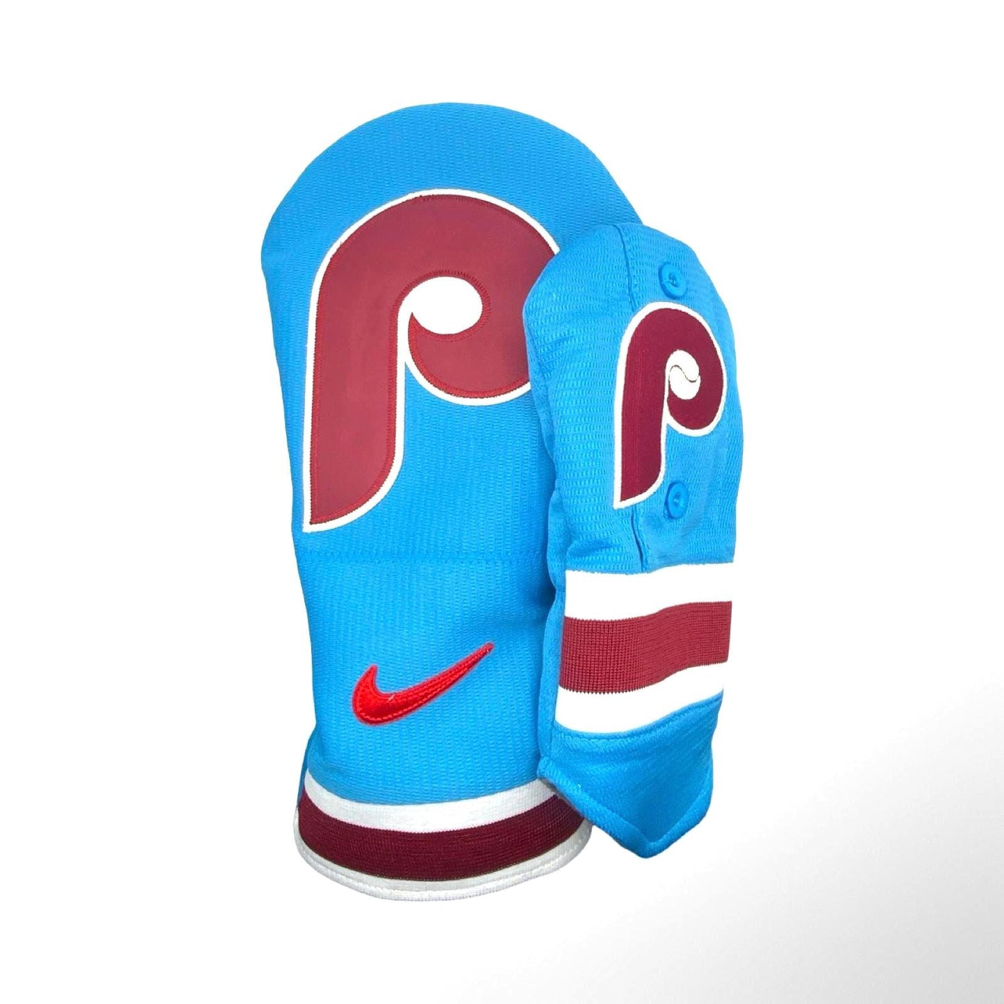 Handmade Philadelphia Phillies Golf Head Covers -Driver hybrid fairway wood - Philadelphia sports fan
