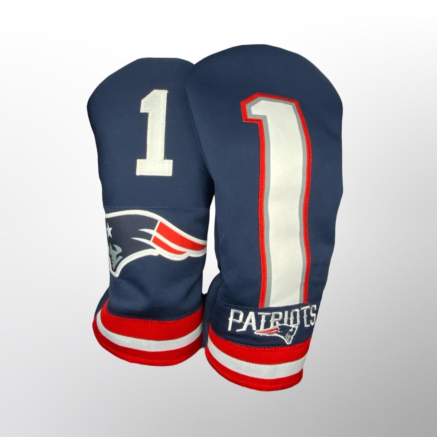 New England Patriots Golf Head Covers | Driver & fairway wood covers | gift for patriots fan