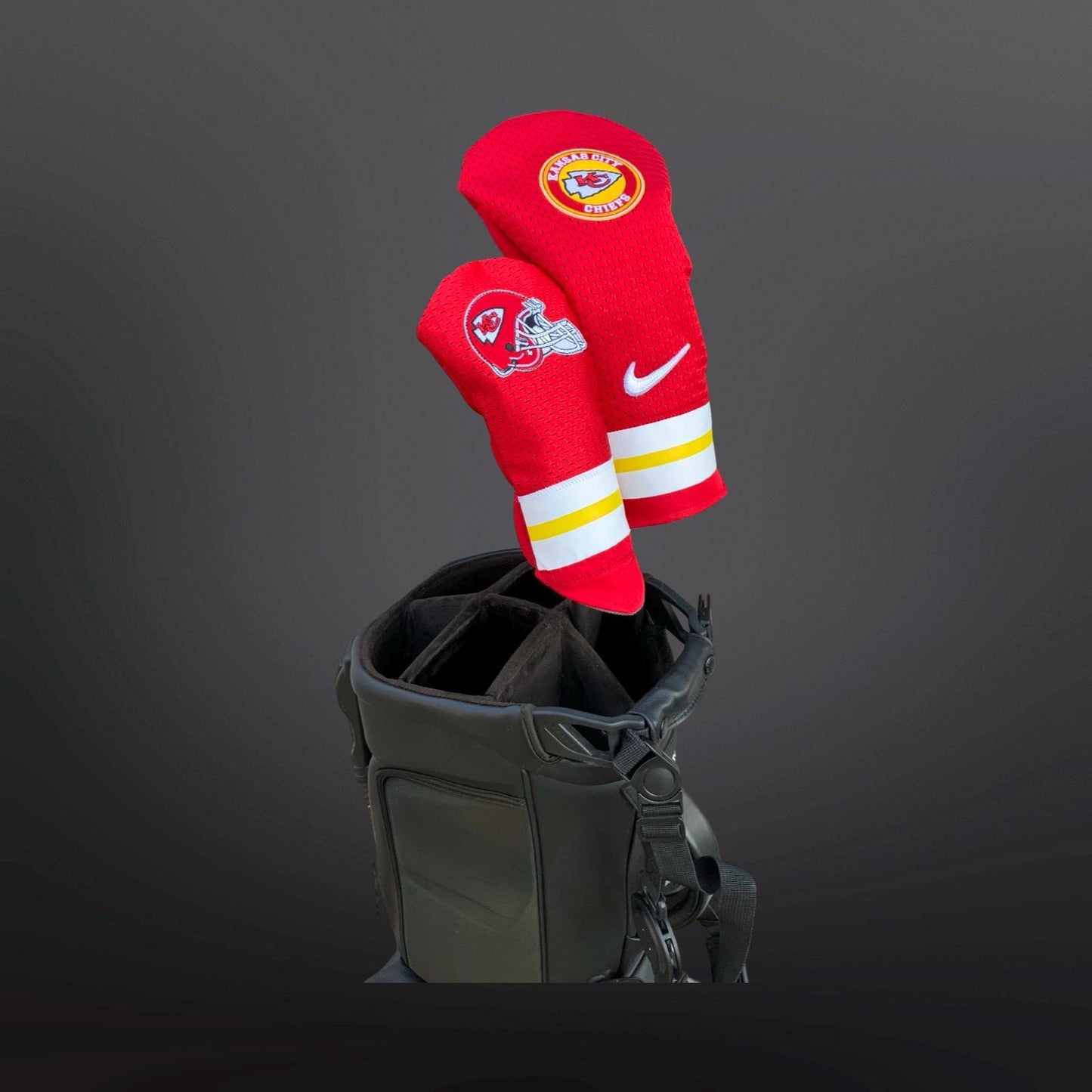 Handmade Kansas City Chiefs Golf Headcover -3 Wood or any Fairway Wood- NFL fan gift