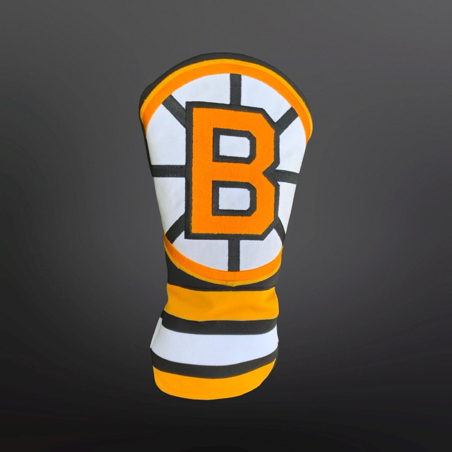 Handmade Boston Bruins Golf Headcovers from NHL Retro Jersey- Boston sports fan- NHL golf accessories
