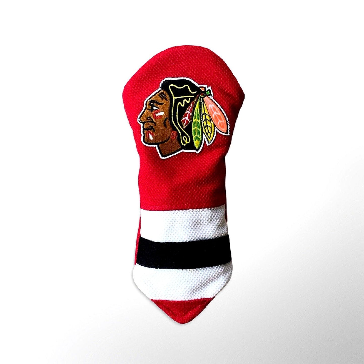 Chicago Blackhawks Golf Head Covers Set - Handcrafted from Blackhawks Jersey - Chicago sports fan