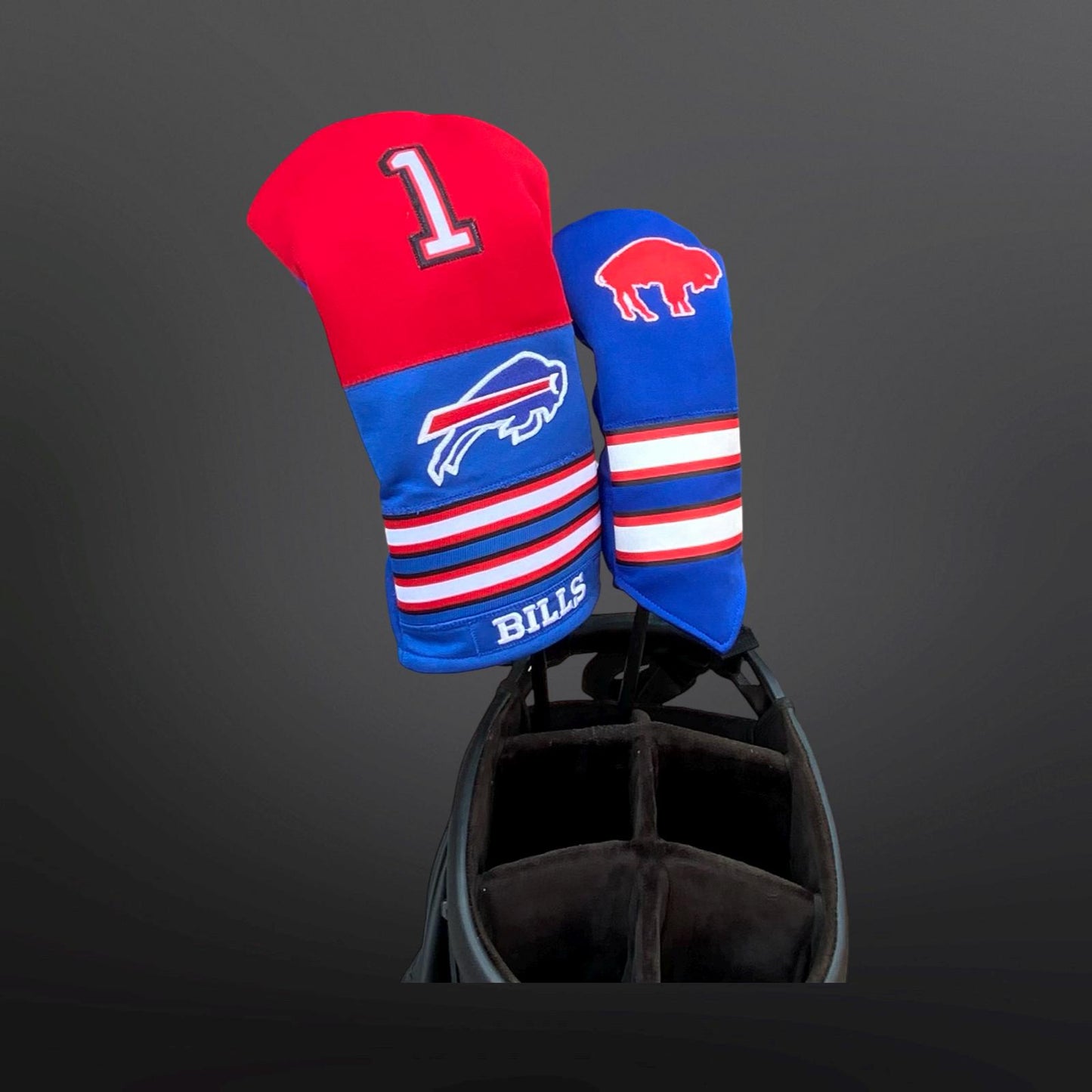 Buffalo Bills Golf Covers- Driver & Fairway Wood Headcovers - Bills Fan Gift