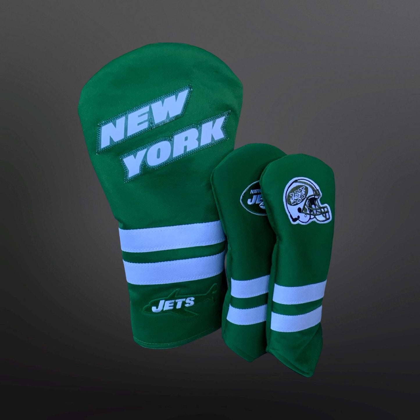 Handmade New York Jets Golf Head Cover Set | Driver fairway wood & Hybrid | New York sports fan