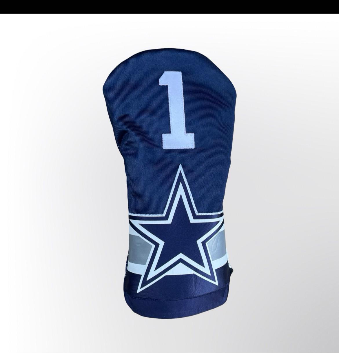 Handmade Dallas Cowboys Golf Headcovers - 3 wood & hybrids- NFL fan gift