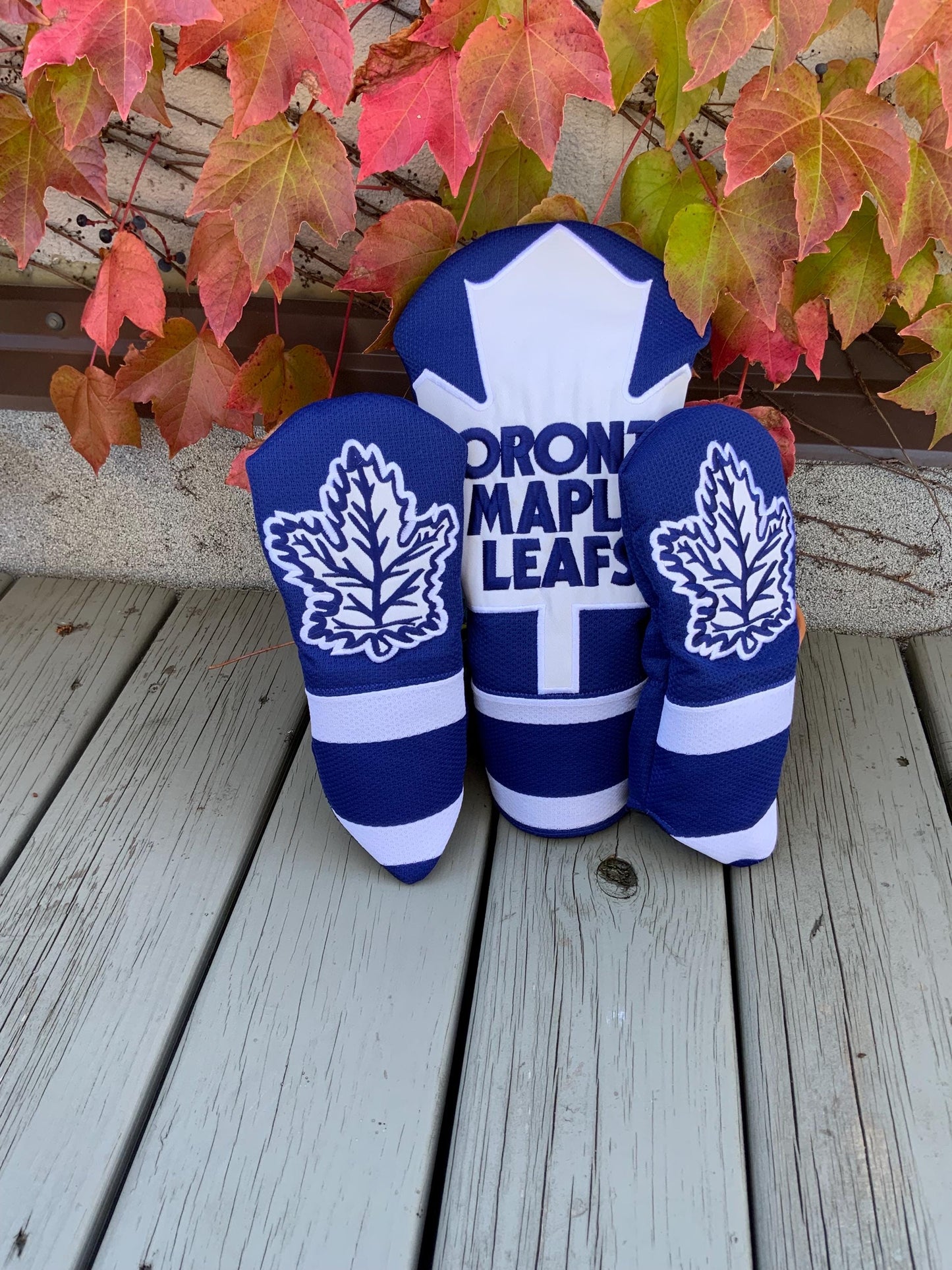 Toronto Maple Leafs Golf Head Cover | NHL Team Gear | Toronto sports fan gift