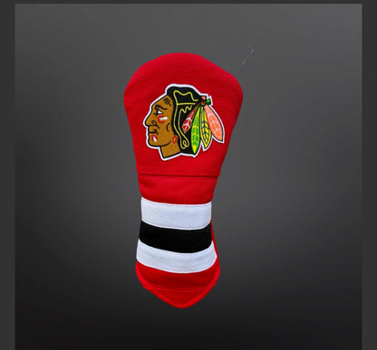 Chicago Hockey Golf Headcovers - Blackhawks Inspired