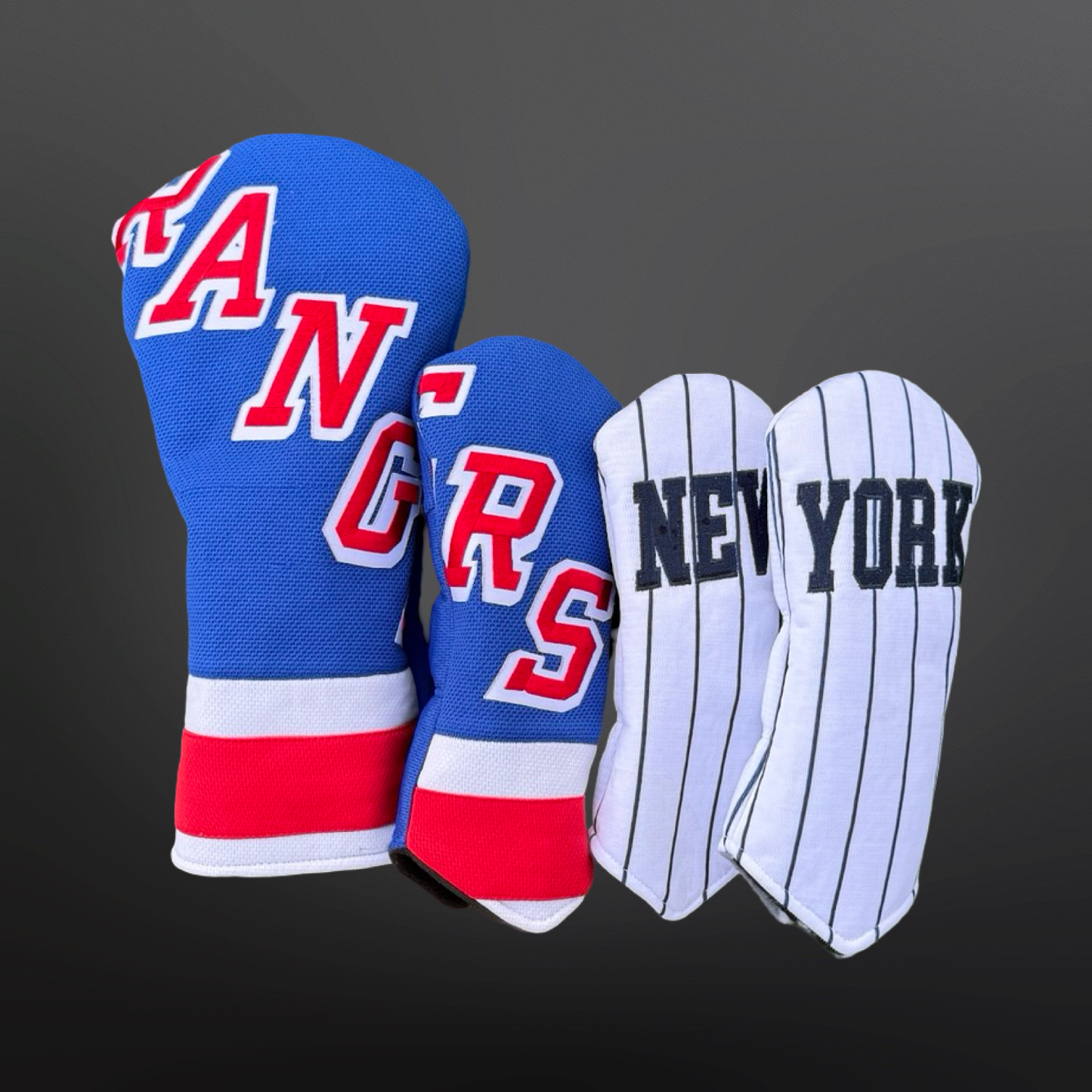 New York Baseball Golf Headcovers - Yankees Inspired