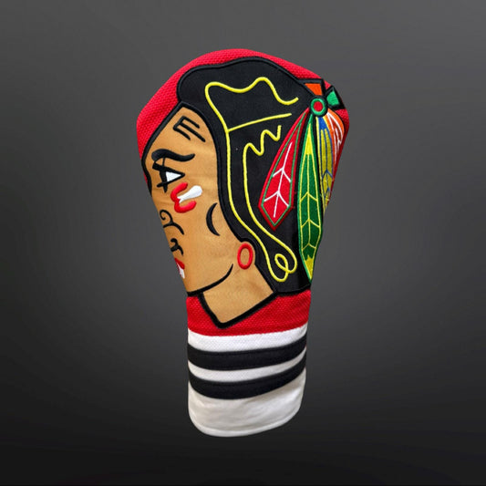 Chicago Hockey Golf Headcovers - Blackhawks Inspired