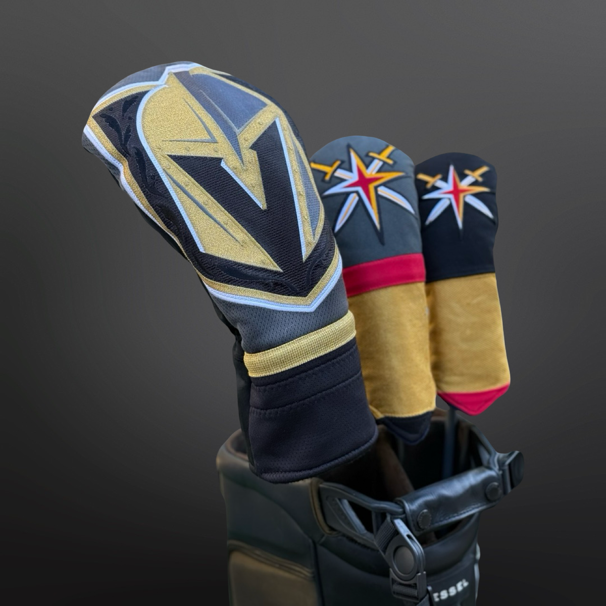 Las Vegas Hockey Golf Headcovers – Golden Knights Inspired