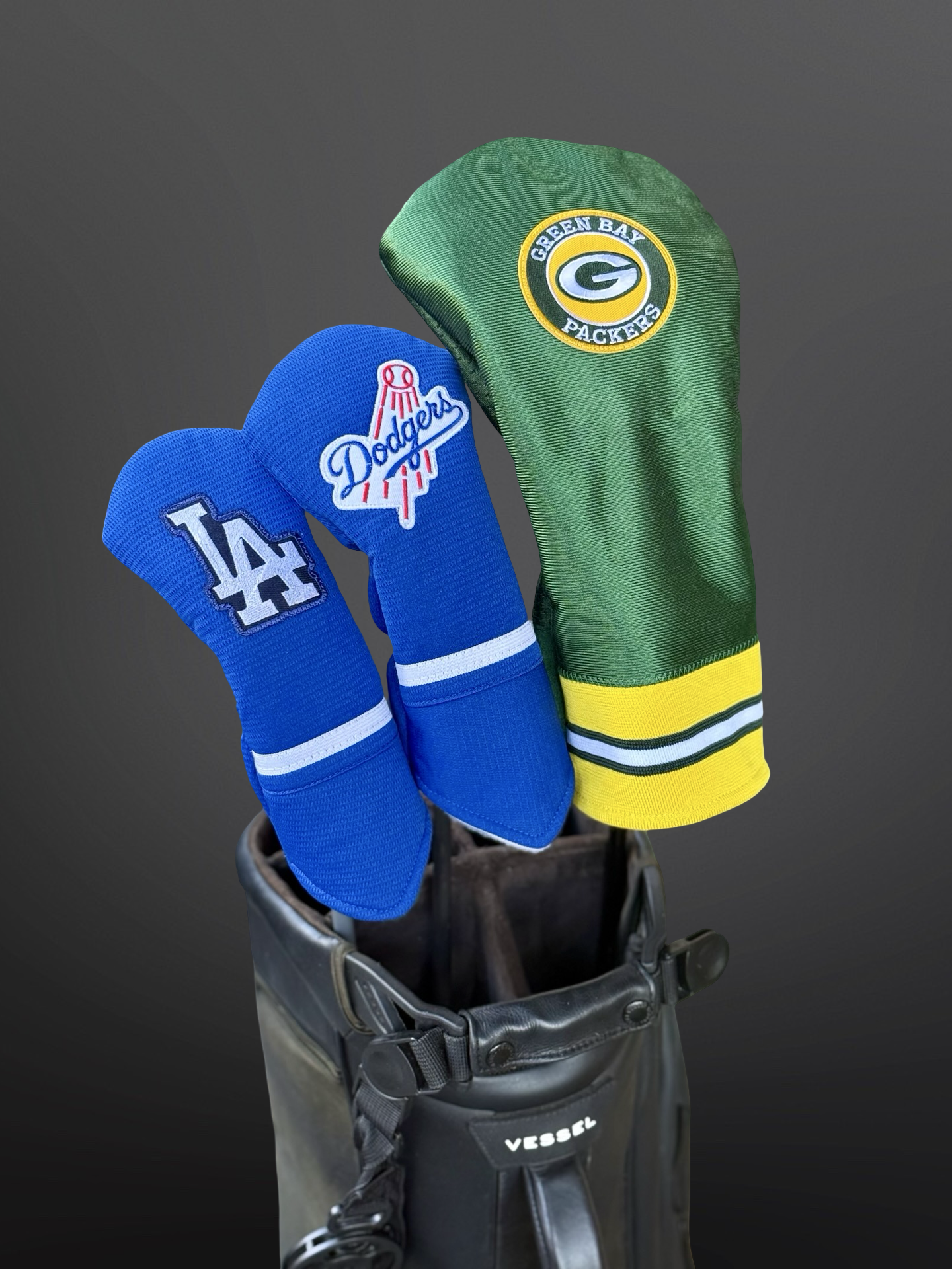 Greenbay Football Golf Headcovers- Packers Inspired