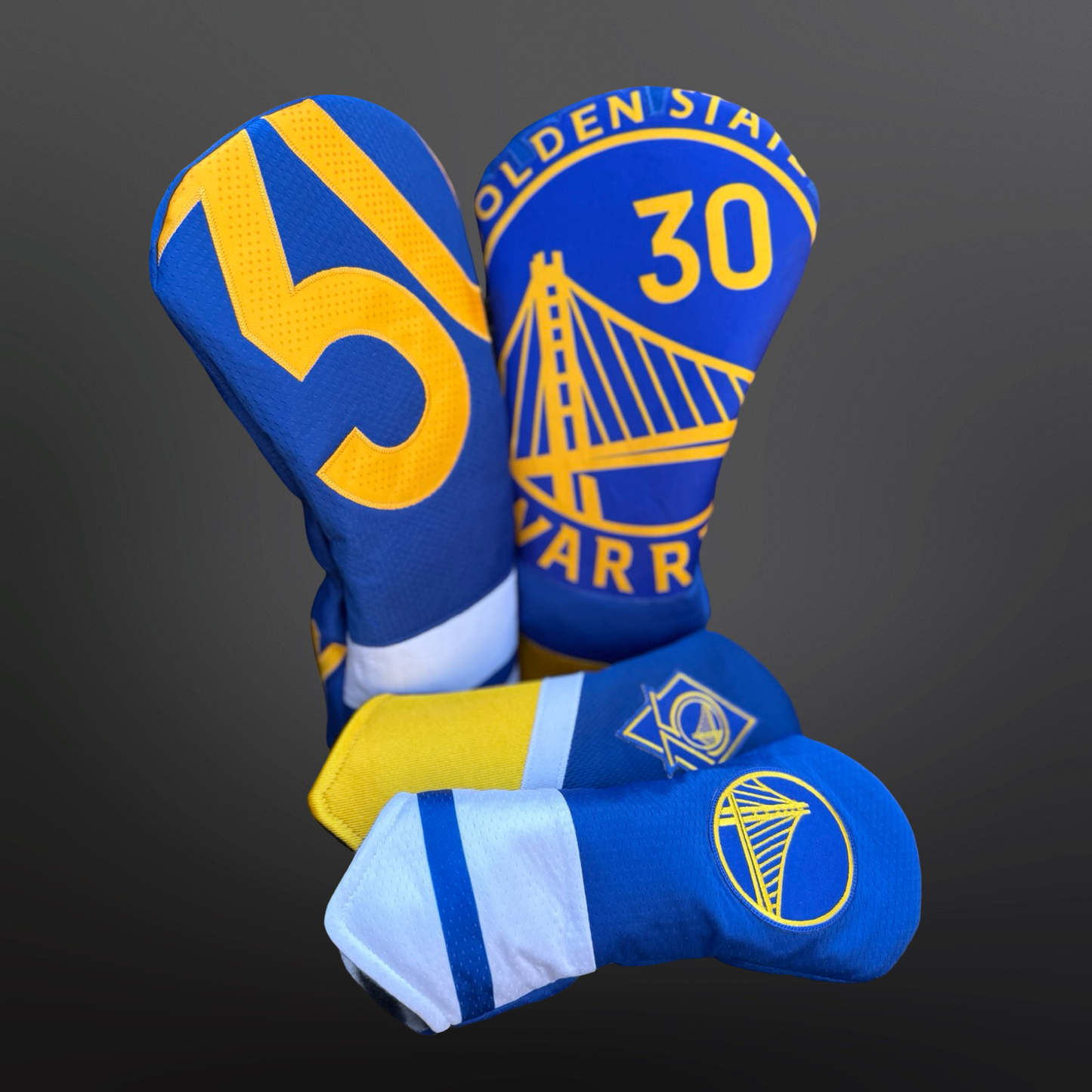 Golden State Basketball Golf Headcovers- Warriors Inspired