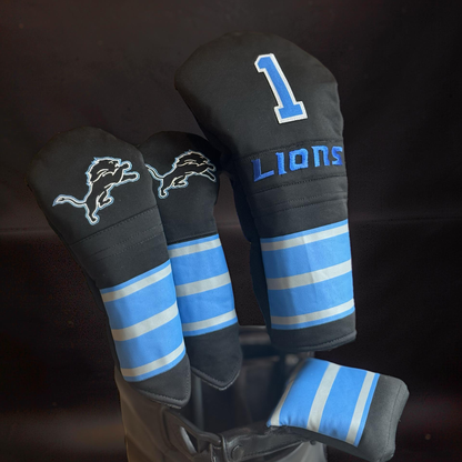 Detroit Football Driver Headcover – Lions Inspired