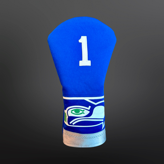 Custom Seattle Seahawks Golf Headcovers - Perfect Gift for a Seahawks Fan- Handmade golf cover