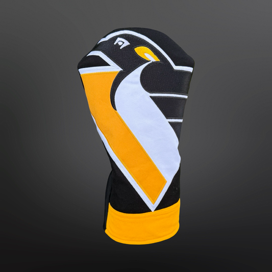 Handmade Pittsburgh Penguins Driver Headcover from Authentic Jersey Fabric - NHL fan gift - Pittsburgh Sports Lover
