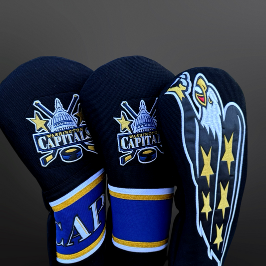 Handmade Washington Capitals Hybrid & Fairway Golf Head Covers