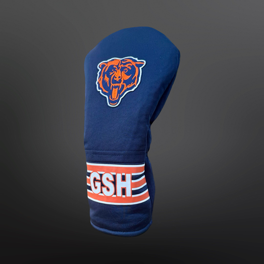 Handmade Chicago Bears Golf Headcovers - Drivers and fairway woods - Bears fan gift - NFL Jerseys