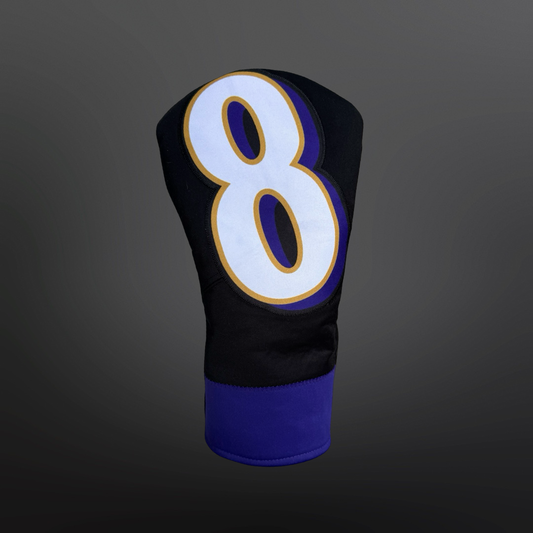 Baltimore Purple & Black Golf Headcovers