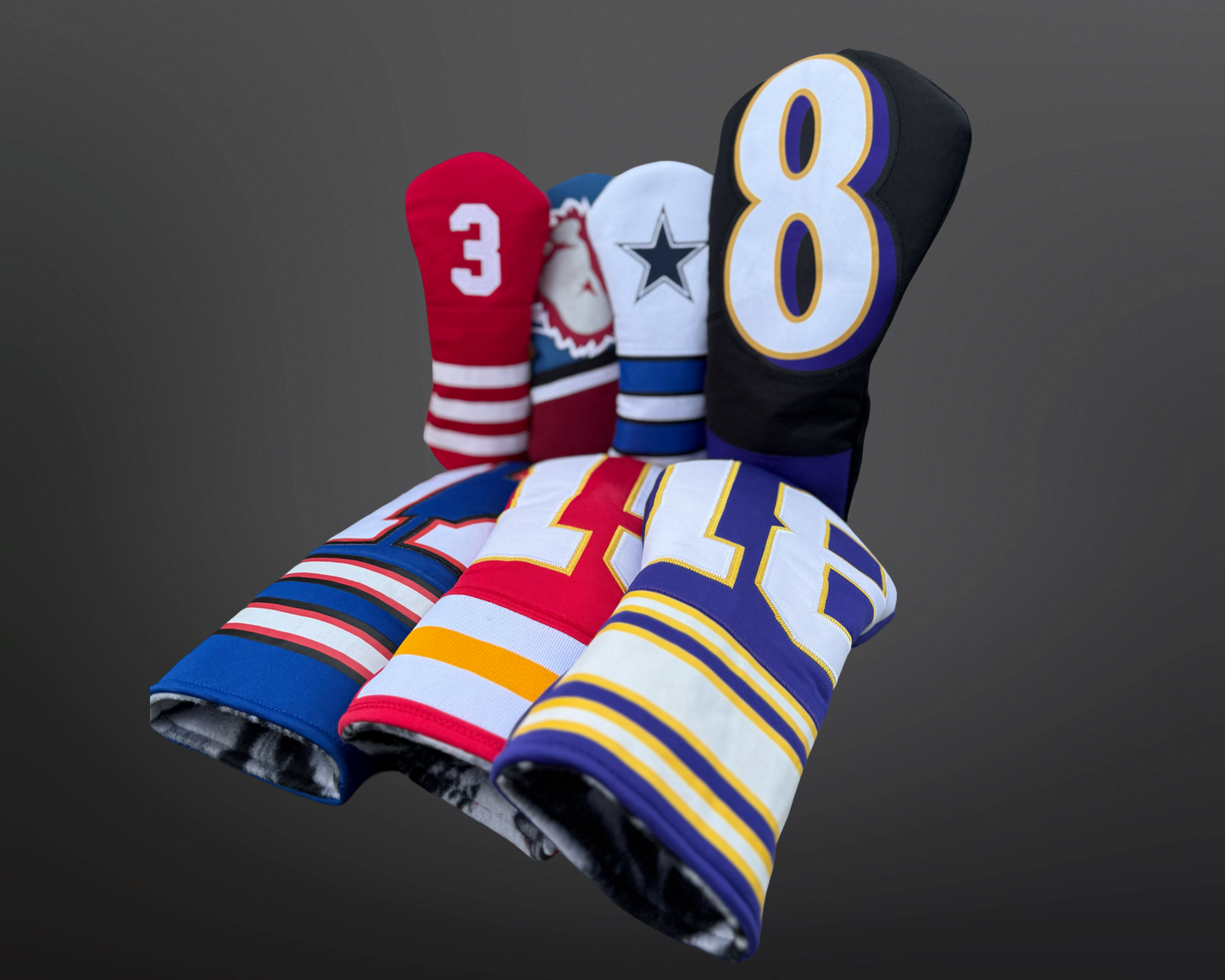 Baltimore Purple & Black Golf Headcovers