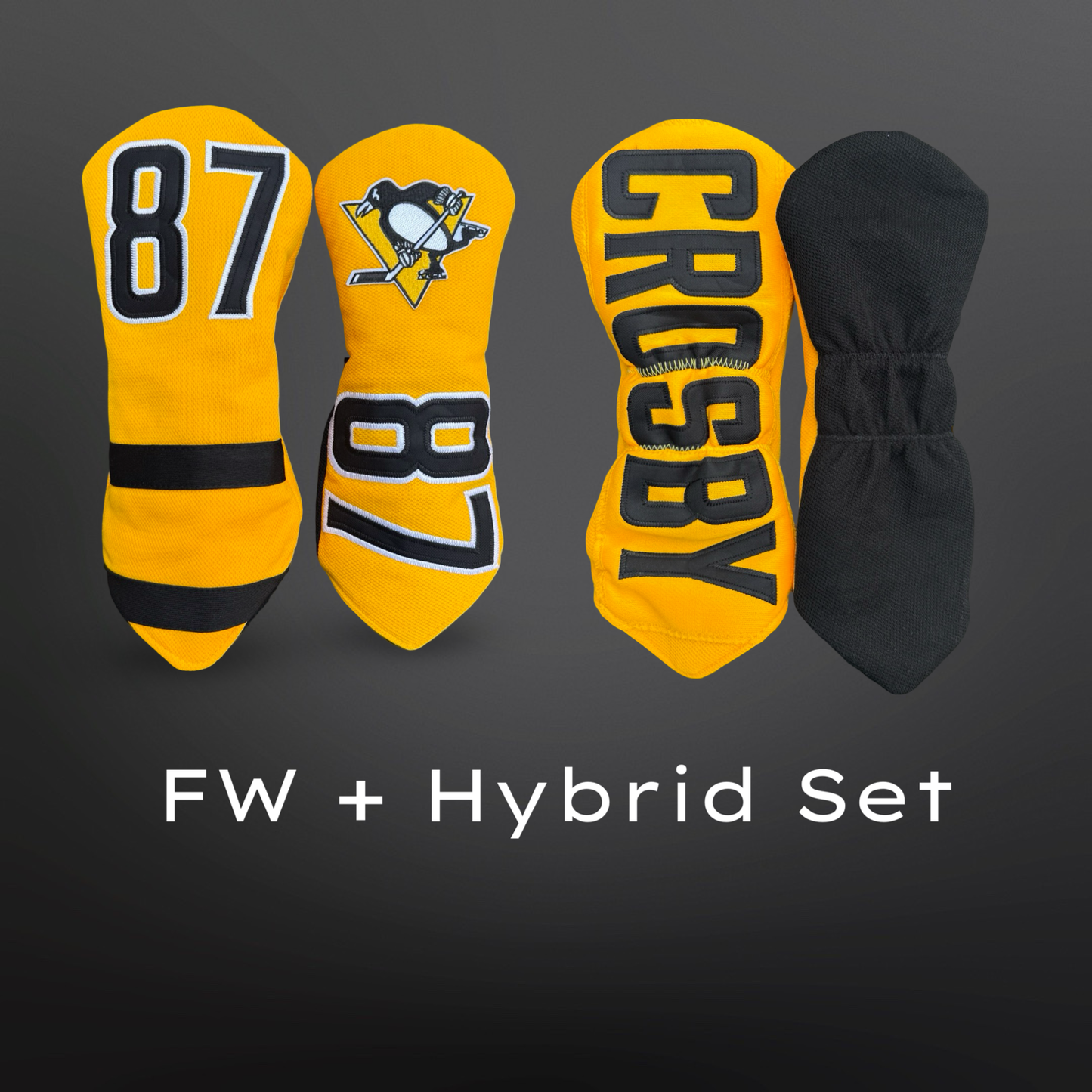 Pittsburgh Hockey Golf Headcovers - Penguins Inspired