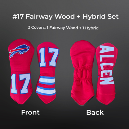 Buffalo Football Golf Headcovers – Bills Inspired