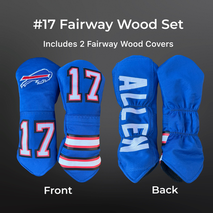 Buffalo Football Golf Headcovers – Bills Inspired