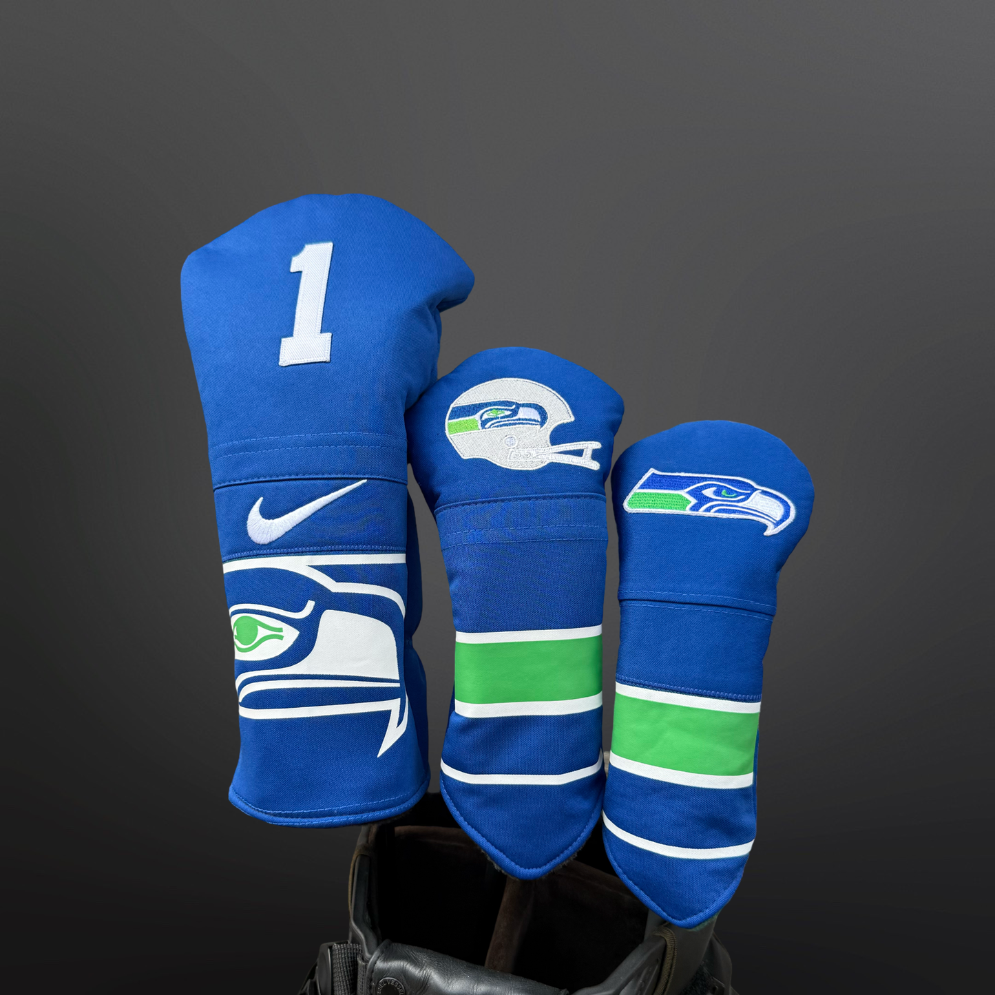 Seattle Football Golf Headcovers – Seahawks Inspired