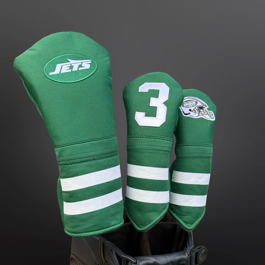 New York Football Golf Headcovers – Jets Inspired