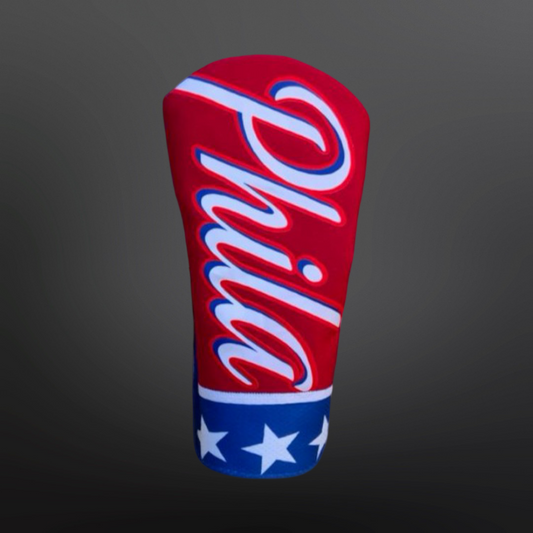 Philadelphia Red, White & Royal Blue Golf Headcover