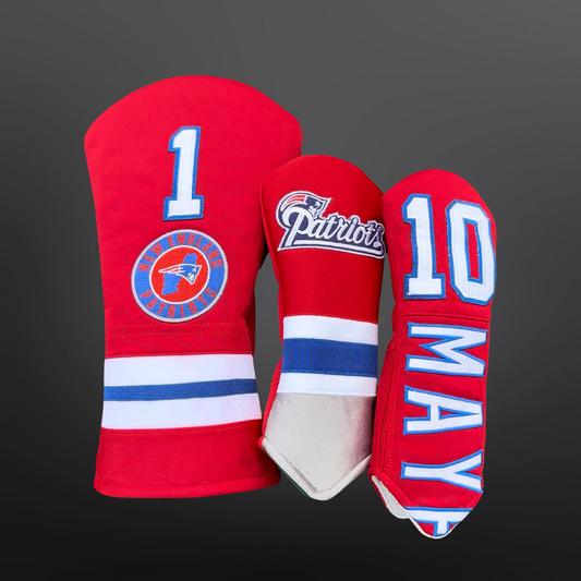 New England Football Golf Headcovers- Patriots Inspired