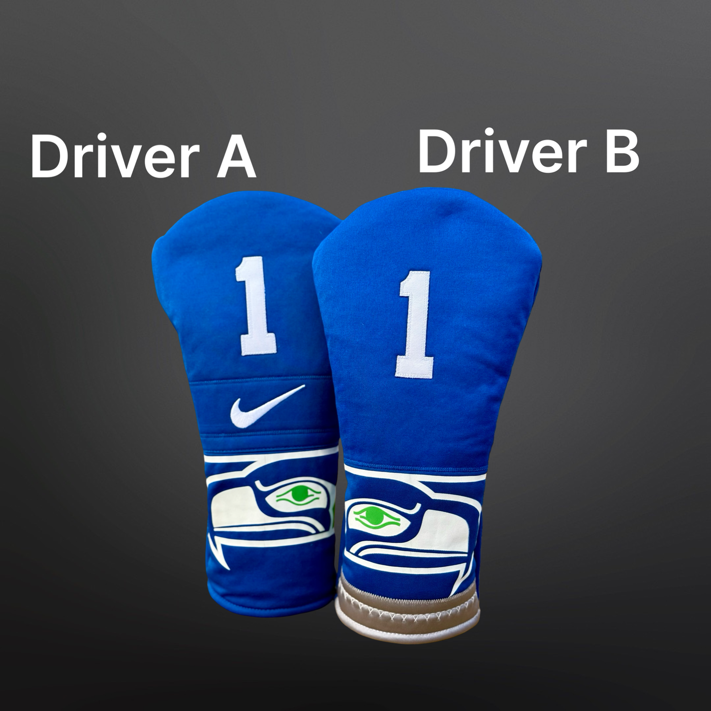 Seattle Football Golf Headcovers – Seahawks Inspired