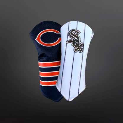 Chicago Black & White Pinstripes Golf Headcovers