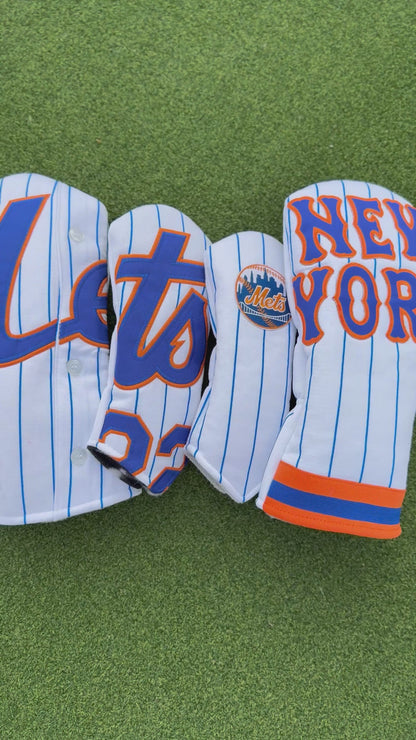 New York Baseball Driver Headcover – Mets Inspired